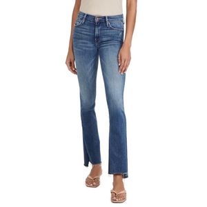 MOTHER The Runaway Step Fray Jeans, Leaps and Bounds, Size 24